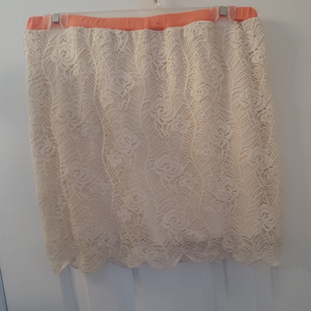 Free Spirit Lace Mini Skirt